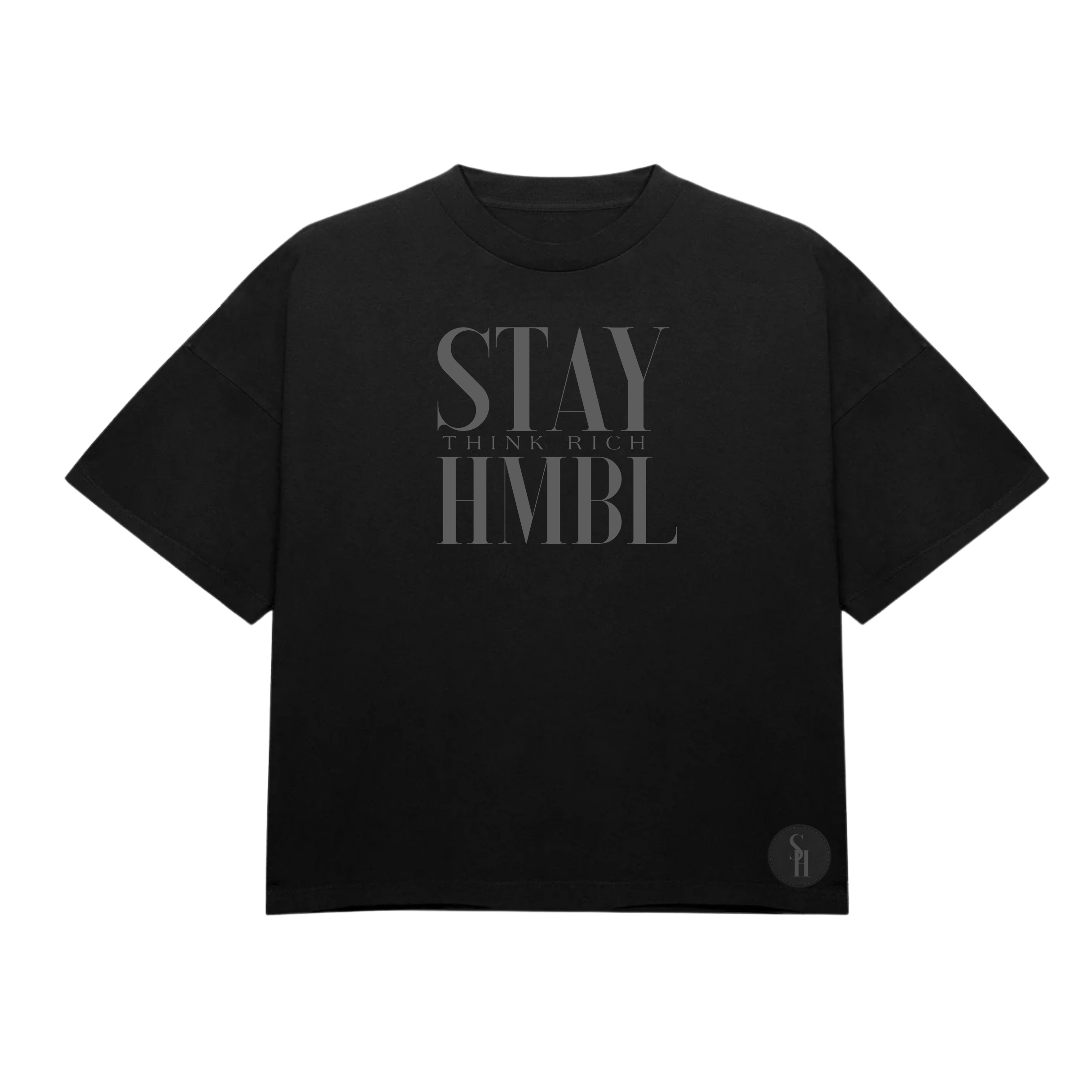 Stay HMBL Think Rich T-Shirt - White & Red Stay HMBL Think Rich T-Shirt - White & Red