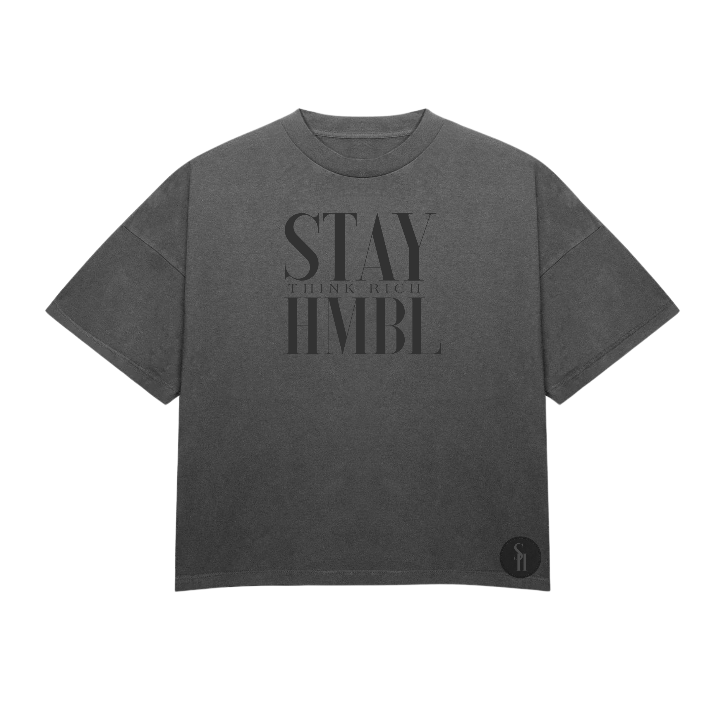 Stay HMBL Think Rich T-Shirt - White & Red Stay HMBL Think Rich T-Shirt - White & Red