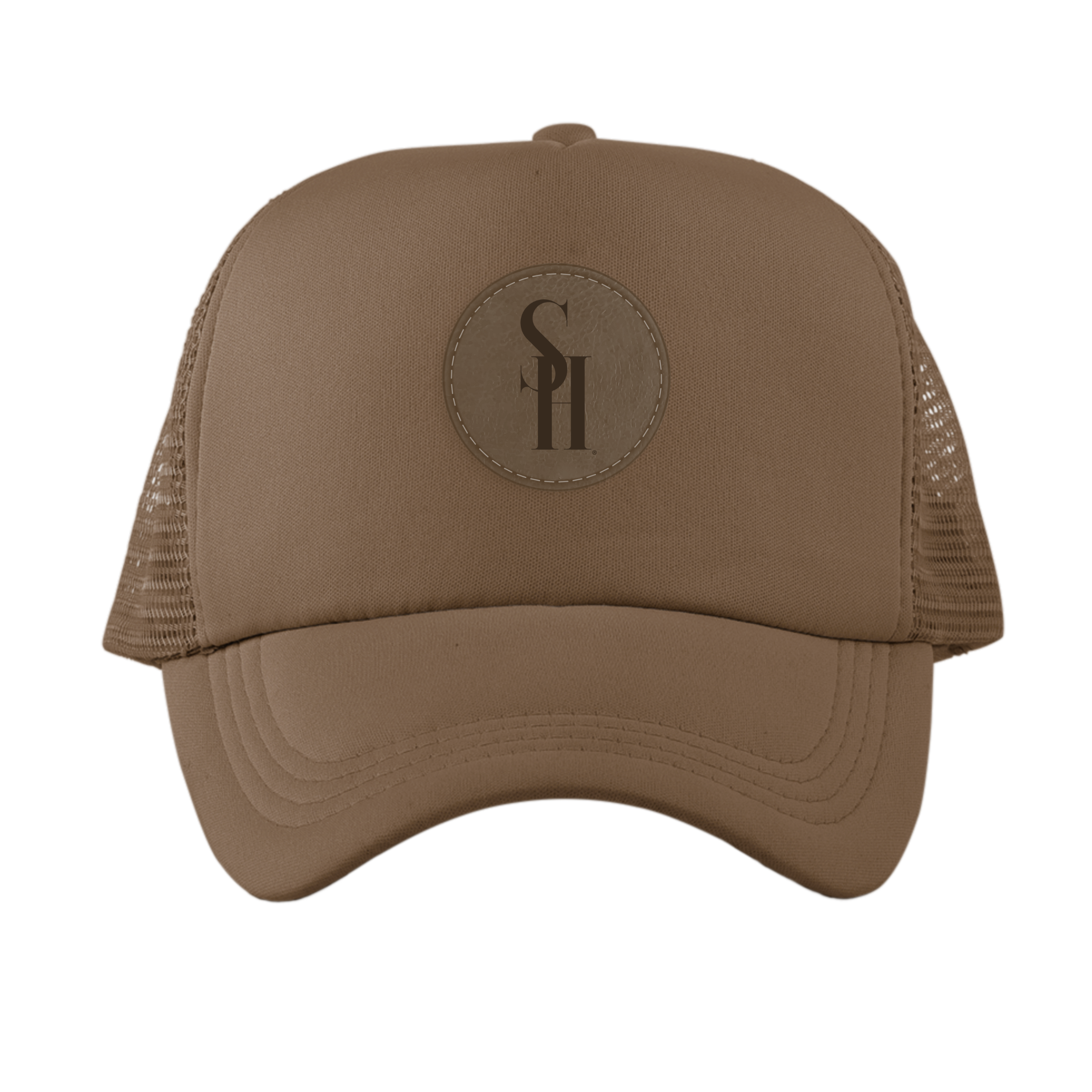 Stay HMBL Patch Trucker Hat - White & Turquoise Stay HMBL Patch Trucker Hat - White & Turquoise