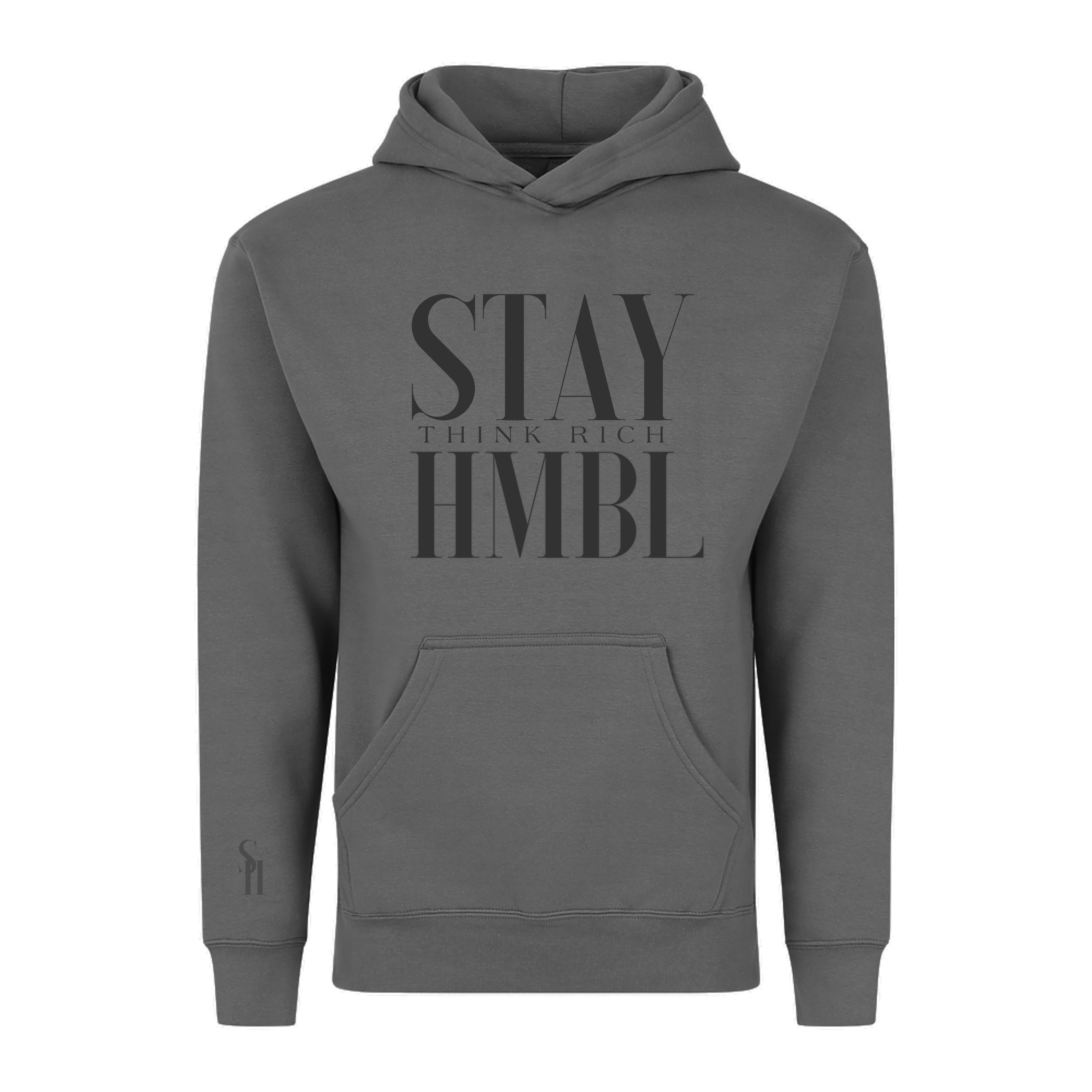 Stay HMBL Think Rich Heavy Hoodie - Black