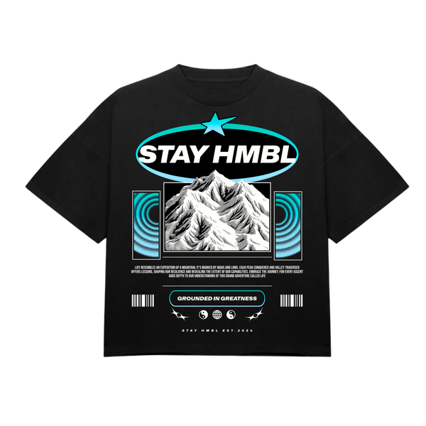 Stay HMBL Mountain T-Shirt - Black