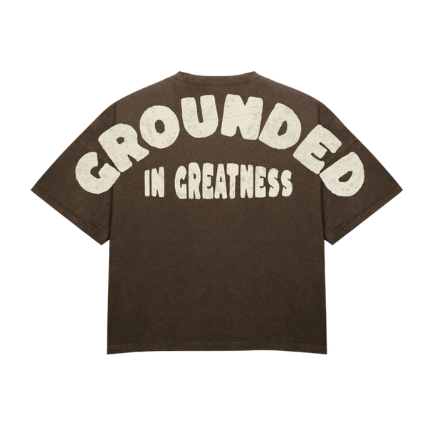 Stay HMBL Grounded In Greatness T-Shirt - Brown